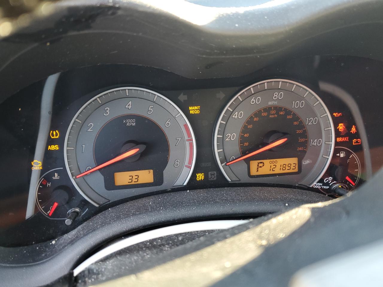 2010 Toyota Corolla VIN 2T1BU4EE1AC513421 Copart auction photo, all over / mechanical damage thumbnail 9