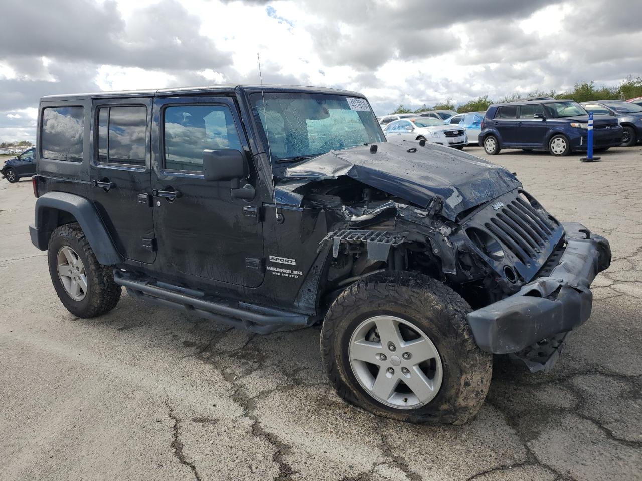 2016 Jeep Wrangler VIN 1C4BJWDG7GL273994 Copart auction photo, front end damage thumbnail 4
