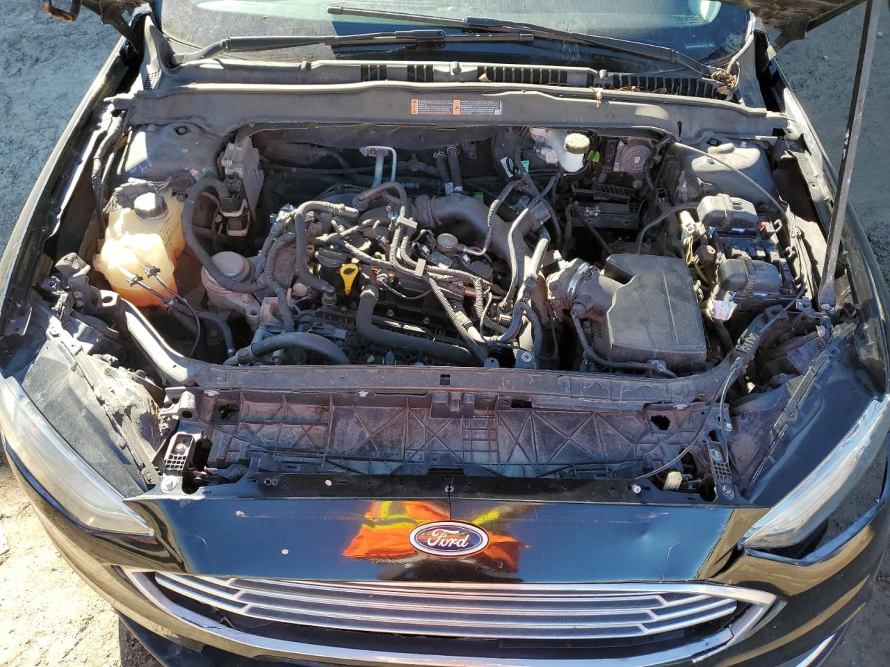 2017 Ford Fusion VIN 3FA6P0HD9HR246446 Copart auction photo, front end / undercarriage damage thumbnail 11