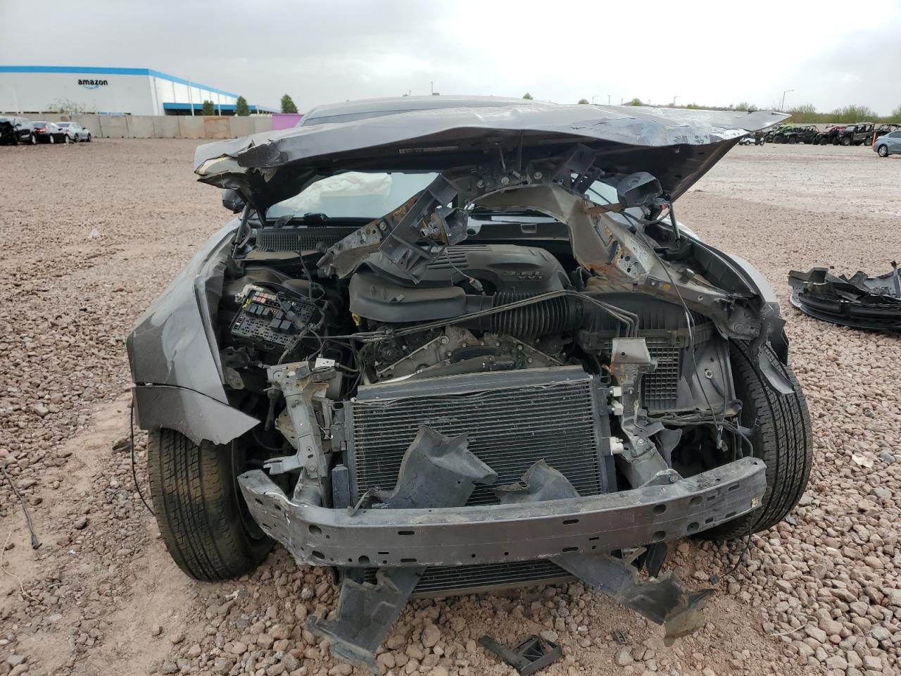 2016 Dodge Charger VIN 2C3CDXJG1GH211658 Copart auction photo, front end / side damage thumbnail 5