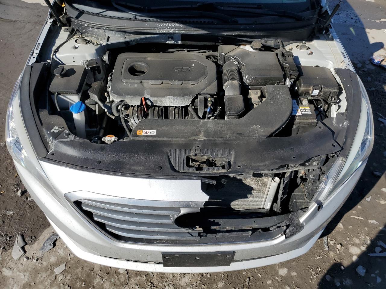 2017 Hyundai Sonata VIN 5NPE24AF9HH491936 Copart auction photo, front end / minor dent/scratches damage thumbnail 12