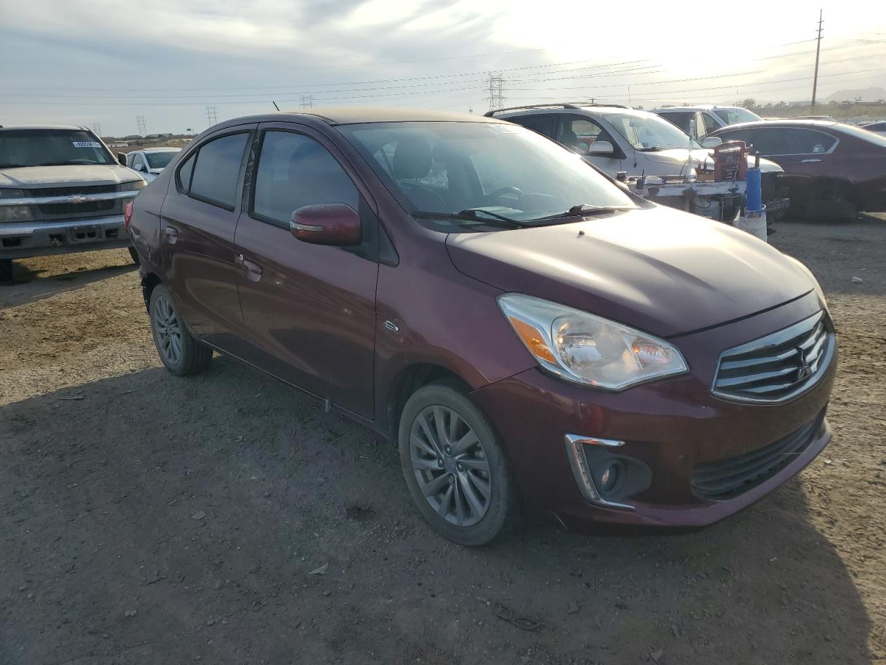 2017 Mitsubishi Mirage VIN ML32F4FJ3HH000864 Copart auction photo, rear end / frame damage damage thumbnail 4