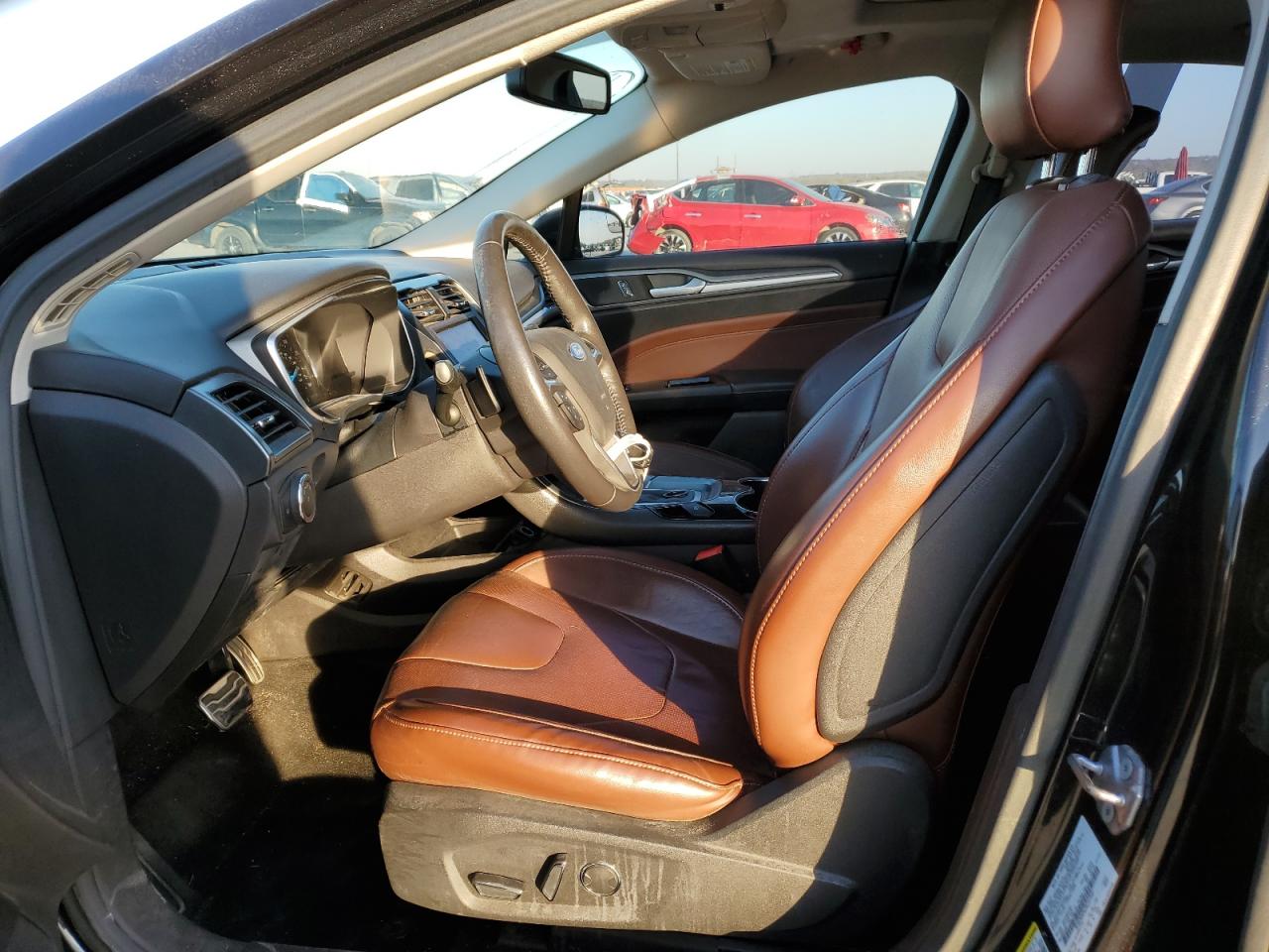 2015 Ford Fusion VIN 3FA6P0K96FR257342 Copart auction photo, side / front end damage thumbnail 7