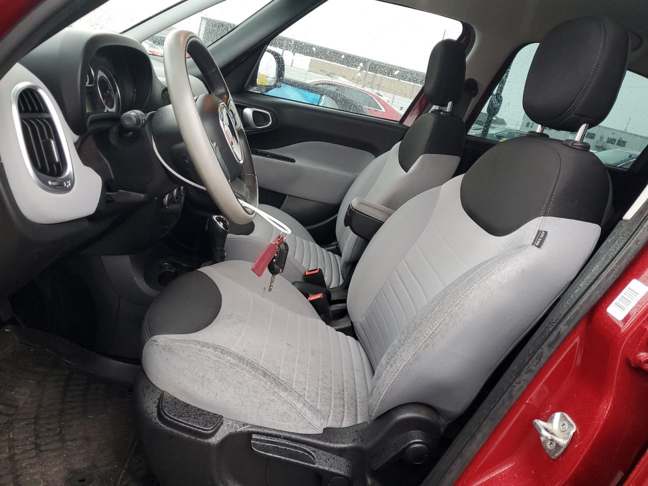 2014 Fiat 500L VIN ZFBCFABH9EZ020600 Copart auction photo, side damage thumbnail 7