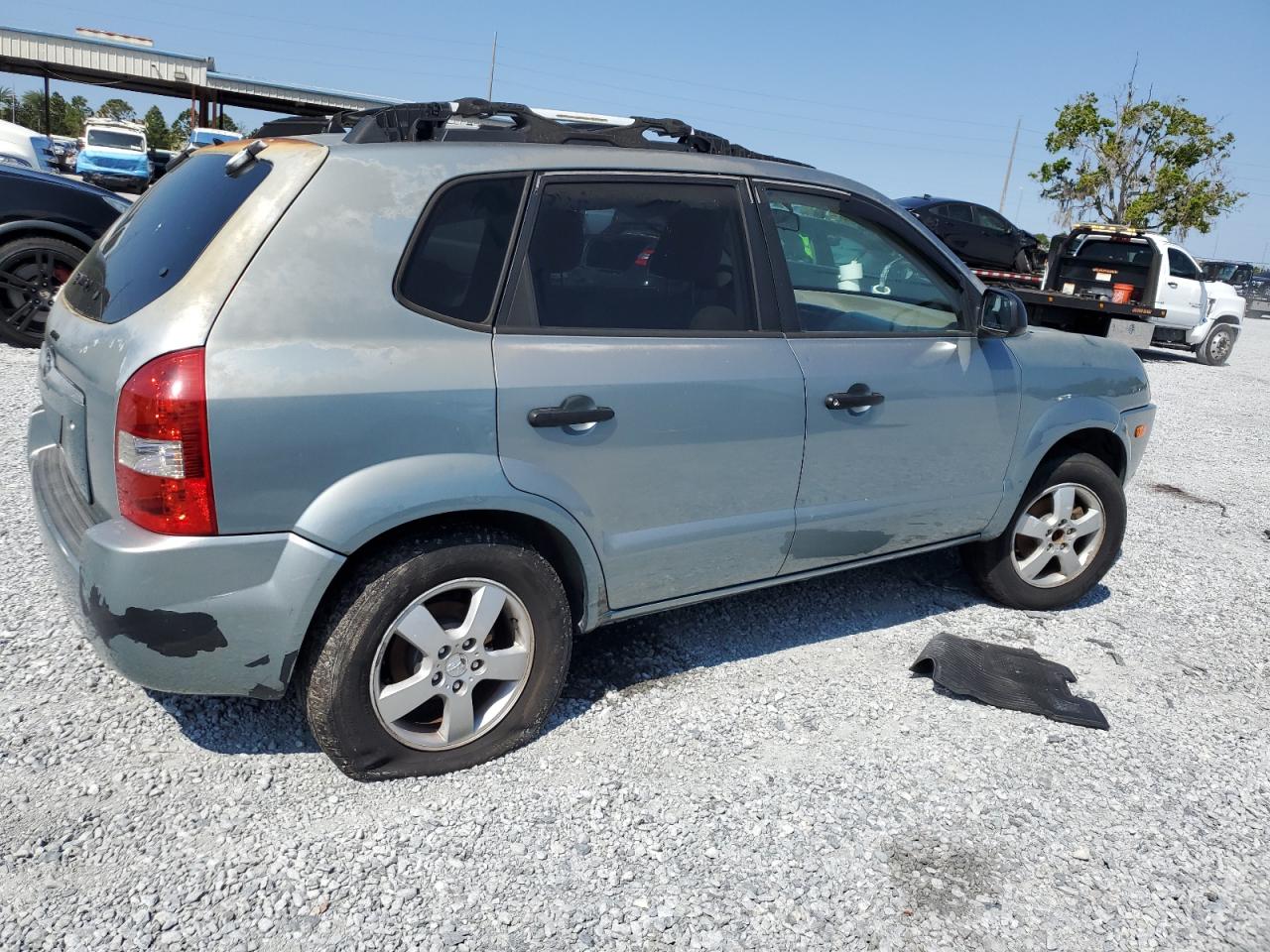 2005 Hyundai Tucson VIN KM8JM12B05U151056 Copart auction photo, side damage thumbnail 3