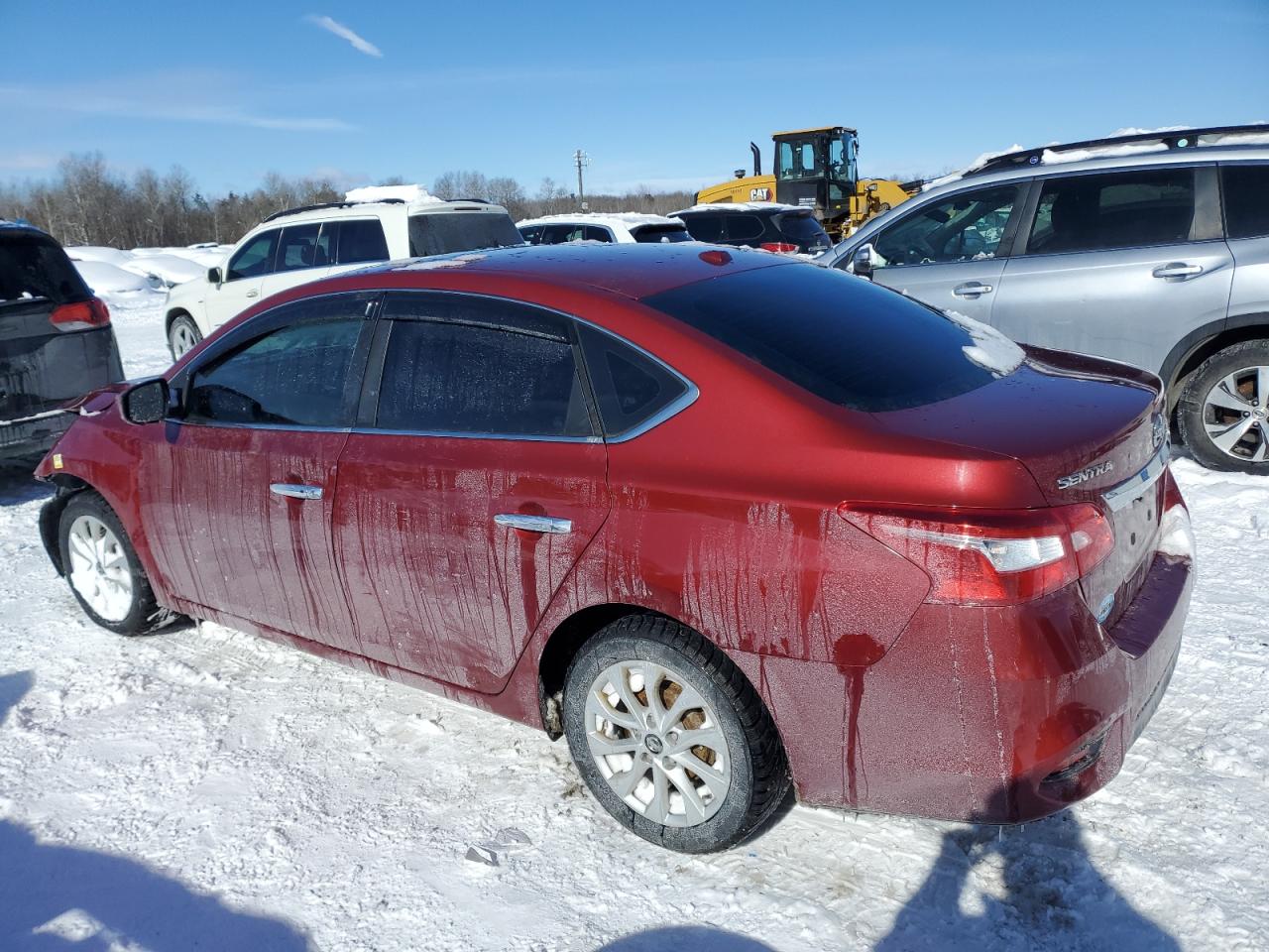 2016 Nissan Sentra VIN 3N1AB7AP0GL665841 Copart auction photo, front end / side damage thumbnail 2