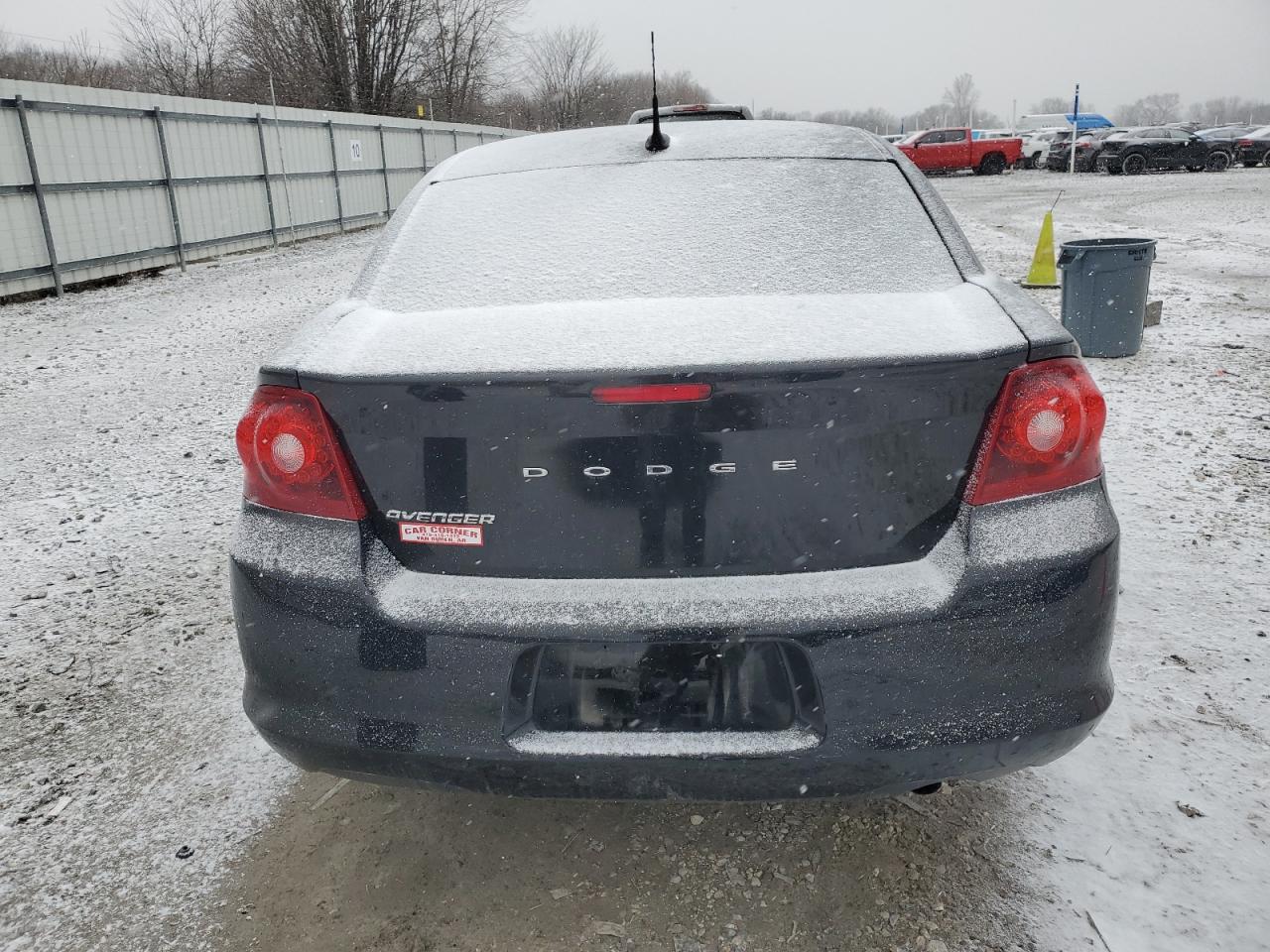 2013 Dodge Avenger VIN 1C3CDZAB1DN531209 Copart auction photo, front end damage thumbnail 6