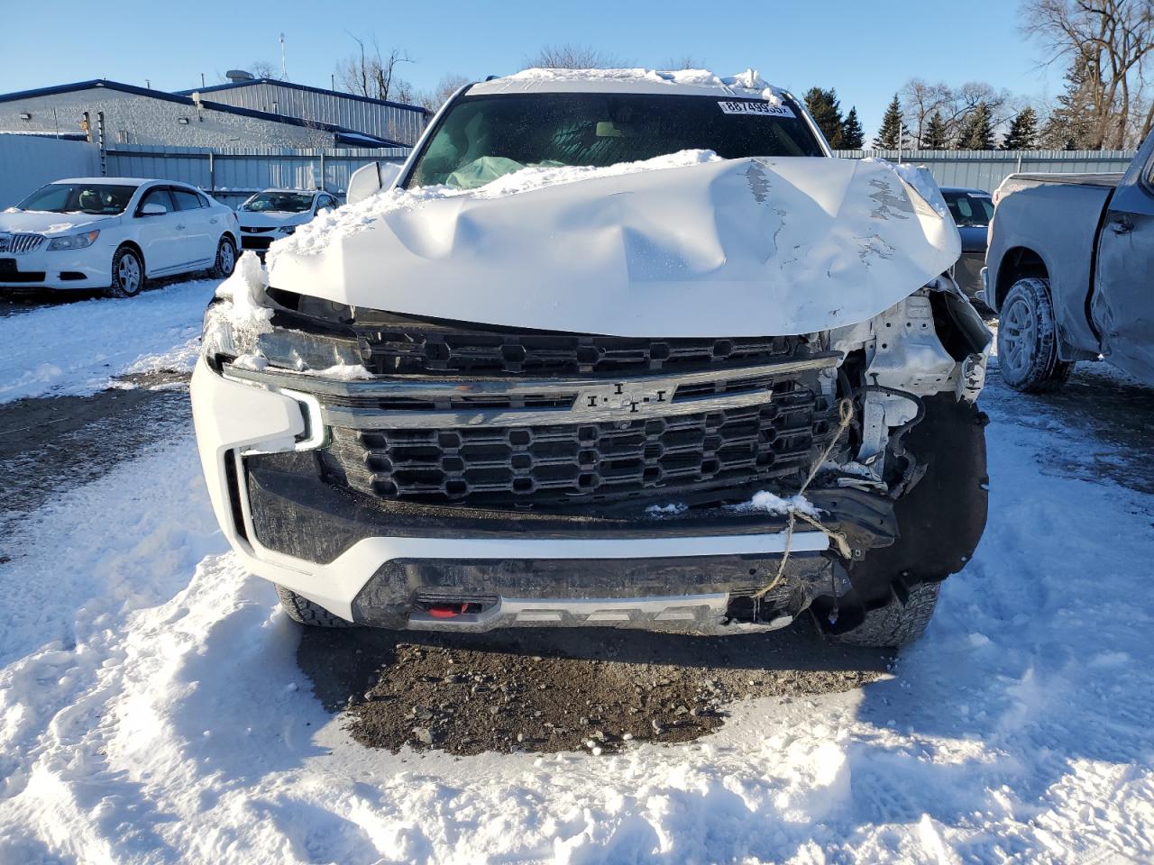 2022 Chevrolet Tahoe VIN 1GNSKPKD6NR175715 Copart auction photo, front end damage thumbnail 5