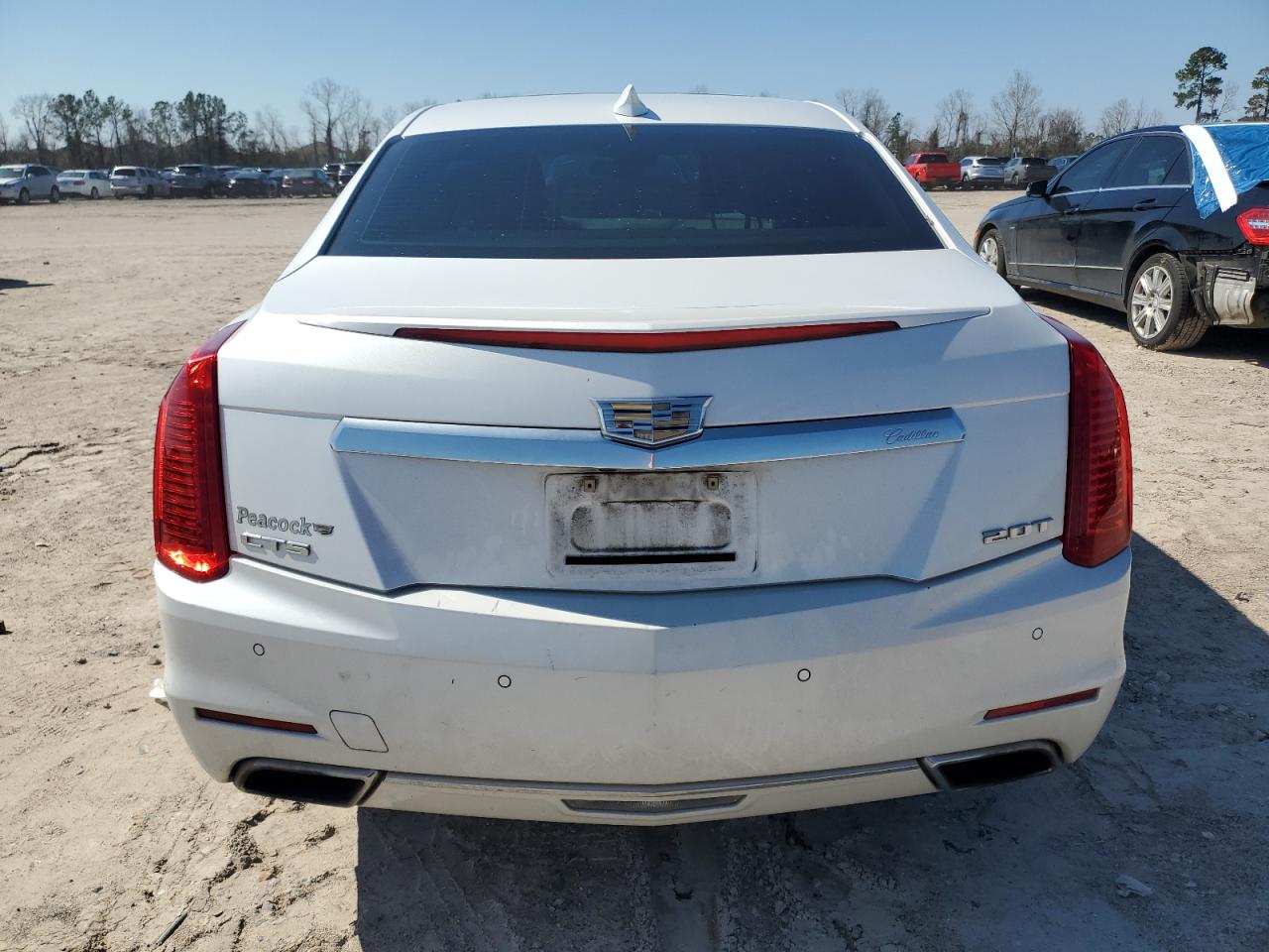 2015 Cadillac CTS VIN 1G6AR5SX2F0105250 Copart auction photo, side / rear end damage thumbnail 6
