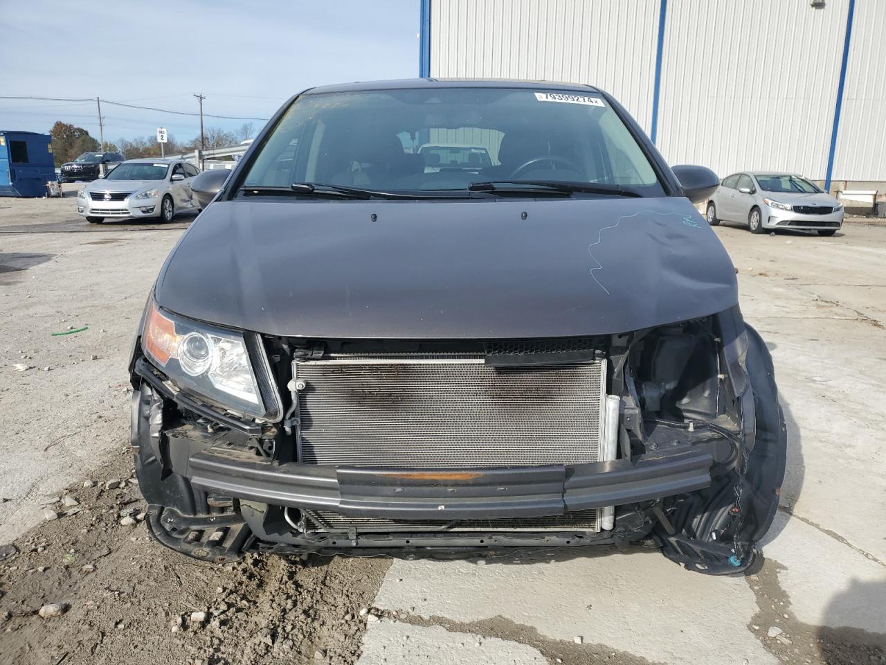 2016 Honda Odyssey VIN 5FNRL5H67GB022349 Copart auction photo, front end damage thumbnail 5