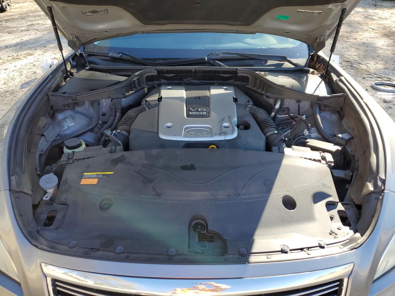 2011 Infiniti M VIN JN1BY1AP6BM323423 Copart auction photo, rear end / front end damage thumbnail 12