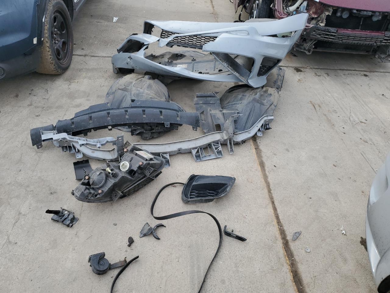 2021 Dodge Charger VIN 2C3CDXGJ7MH555283 Copart auction photo, front end / undercarriage damage thumbnail 12