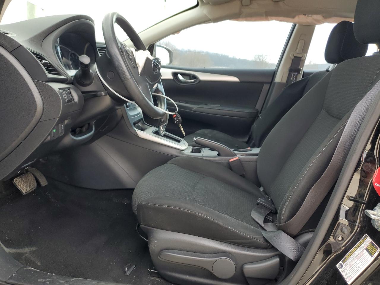 2019 Nissan Sentra VIN 3N1AB7AP6KY282160 Copart auction photo, front end / side damage thumbnail 7