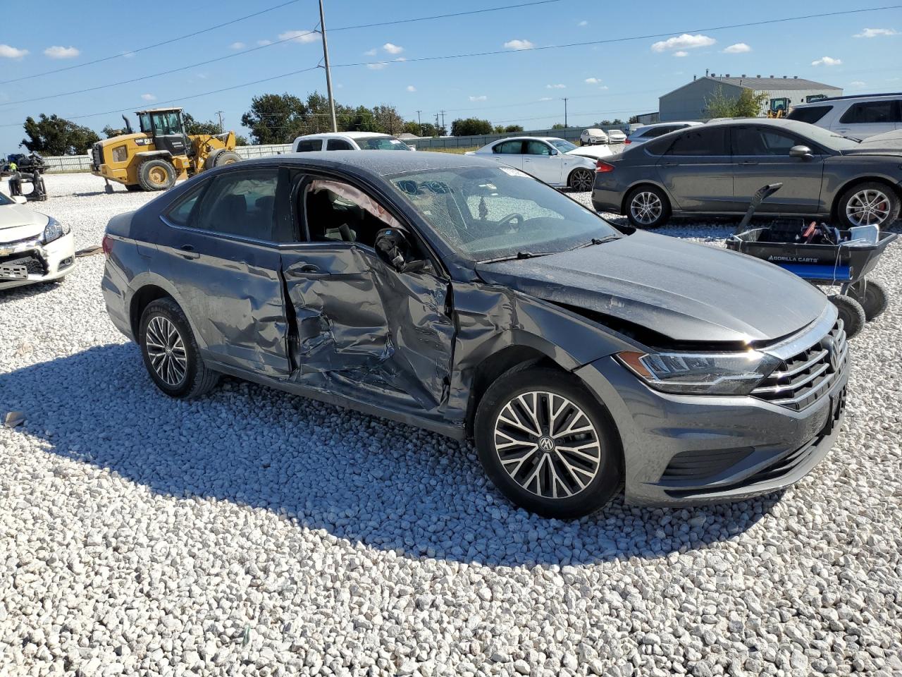 2021 Volkswagen Jetta VIN 3VWC57BU8MM035909 Copart auction photo, side damage thumbnail 4