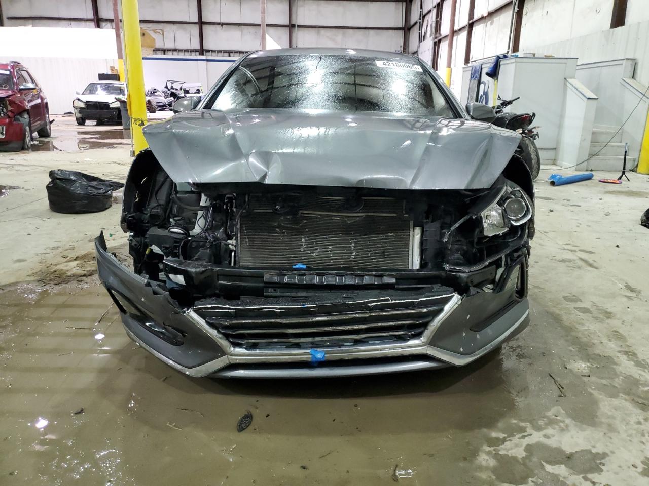 2019 Hyundai Sonata VIN 5NPE24AF4KH811915 Copart auction photo, front end damage thumbnail 5