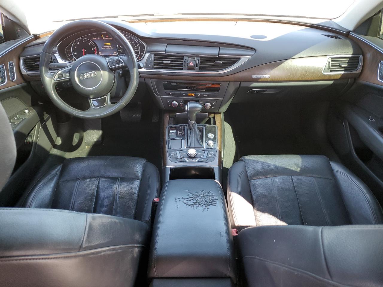 2014 Audi A7 VIN WAU2GAFC1EN153053 Copart auction photo, stripped damage thumbnail 8