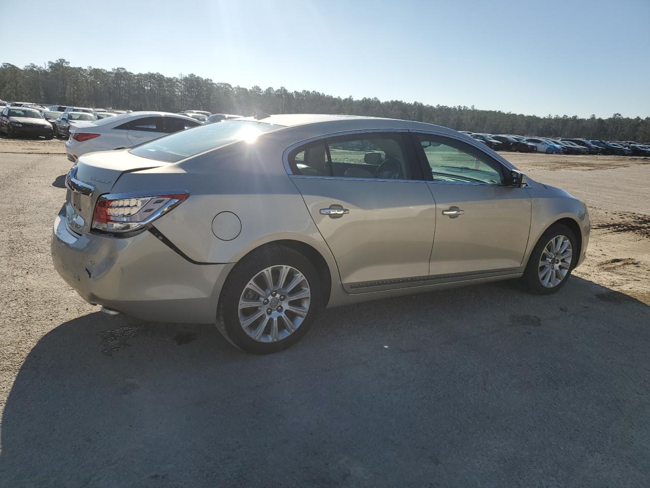 2013 Buick LaCrosse VIN 1G4GC5E39DF296124 Copart auction photo, rear end damage thumbnail 3