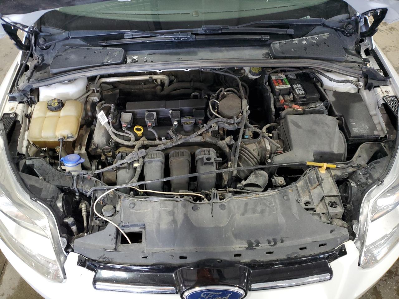 2014 Ford Focus VIN 1FADP3F22EL391056 Copart auction photo, rear end damage thumbnail 12
