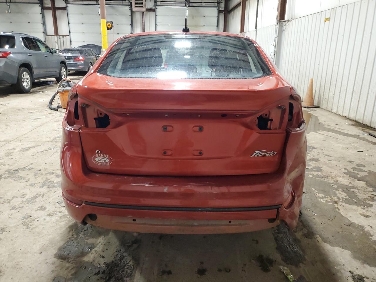 2019 Ford Fiesta VIN 3FADP4BJ3KM111335 Copart auction photo, rear end damage thumbnail 6