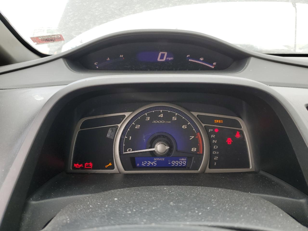2010 Honda Civic VIN 19XFA1F87AE007093 Copart auction photo, front end damage thumbnail 9