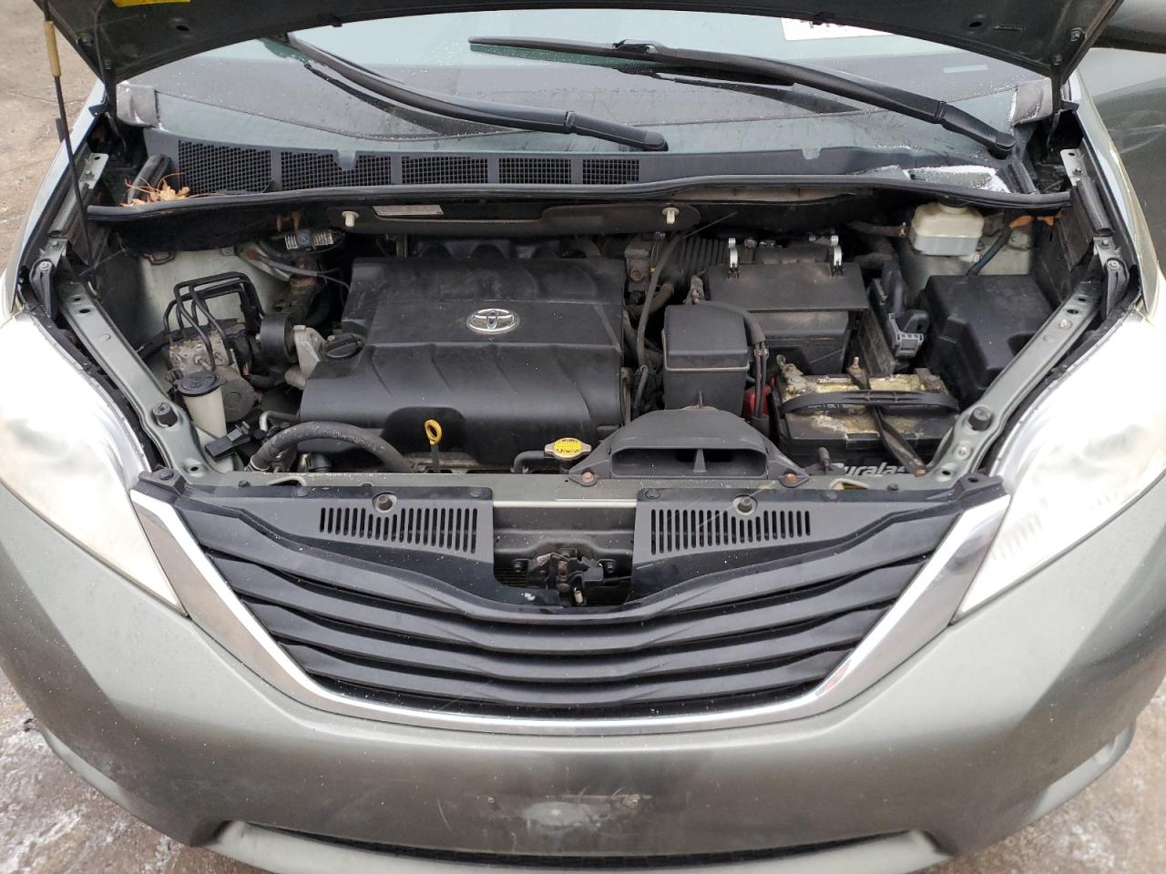 2011 Toyota Sienna VIN 5TDKK3DC7BS089610 Copart auction photo, side damage thumbnail 12