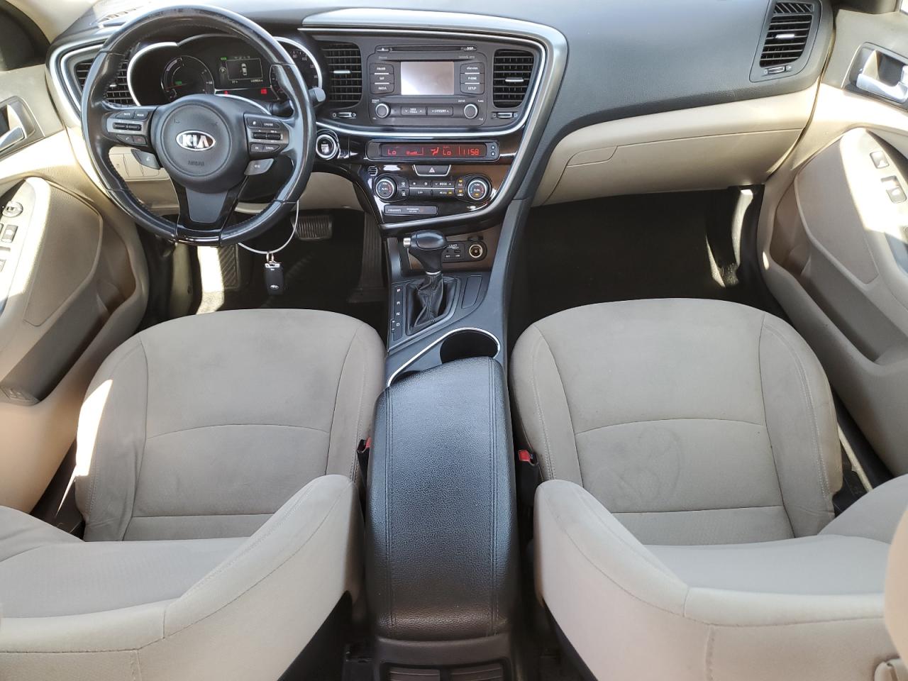 2015 KIA Optima VIN KNAGM4AD4F5080231 Copart auction photo, all over damage thumbnail 8