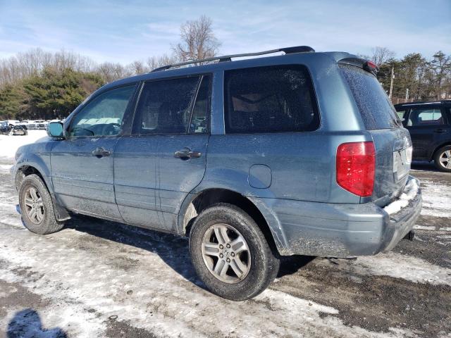 2005 Honda Pilot VIN 2HKYF184X5H517055 Copart auction photo, top/roof / side damage thumbnail 2