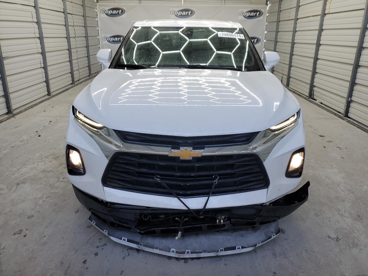 2021 Chevrolet Blazer VIN 3GNKBHRS5MS548460 Copart auction photo, front end damage thumbnail 5