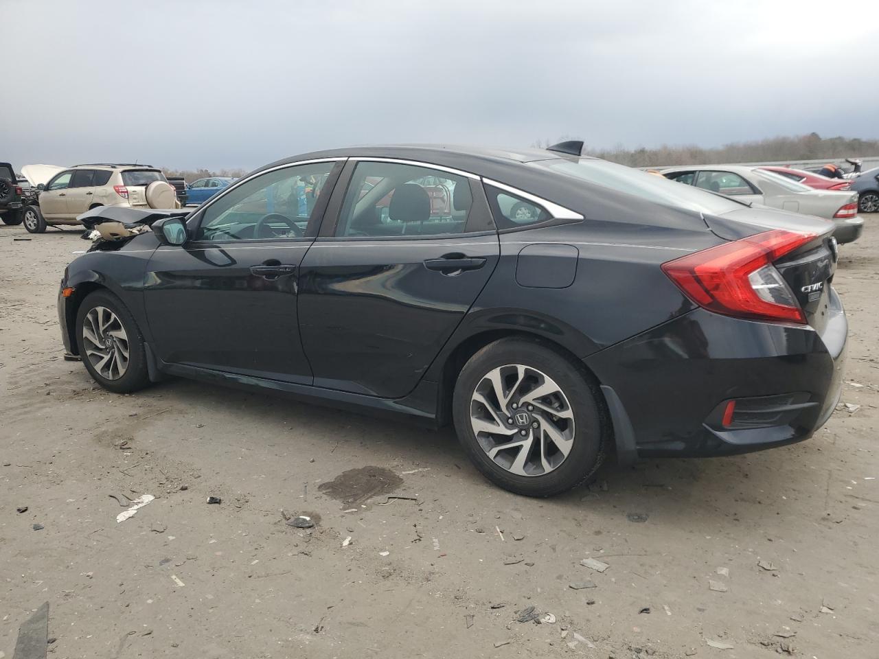 2018 Honda Civic VIN 2HGFC2F72JH502508 Copart auction photo, front end / minor dent/scratches damage thumbnail 2
