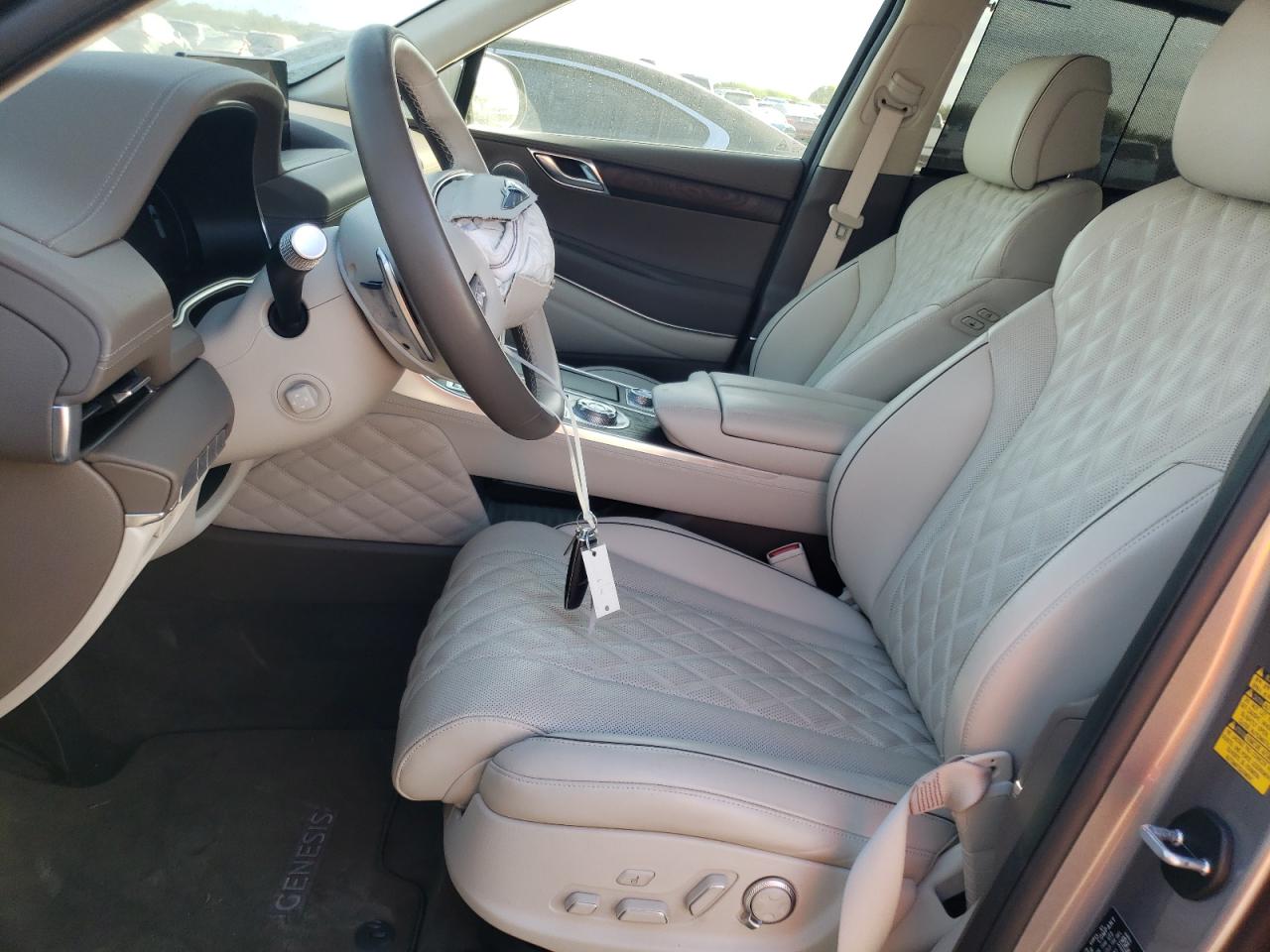 2021 Genesis Gv80 VIN KMUHCESC1MU031333 Copart auction photo, front end / minor dent/scratches damage thumbnail 7