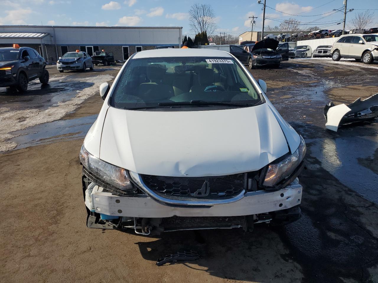 2015 Honda Civic VIN 19XFB2F7XFE220069 Copart auction photo, front end damage thumbnail 5