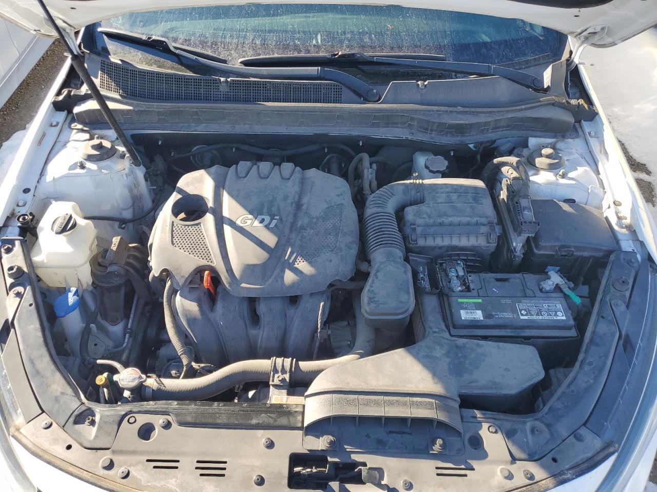 2014 KIA Optima VIN 5XXGM4A76EG349336 Copart auction photo, vandalism damage thumbnail 11