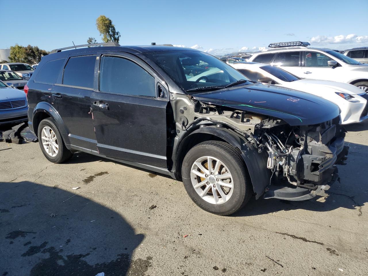 2013 Dodge Journey VIN 3C4PDCBG3DT503481 Copart auction photo, front end damage thumbnail 4