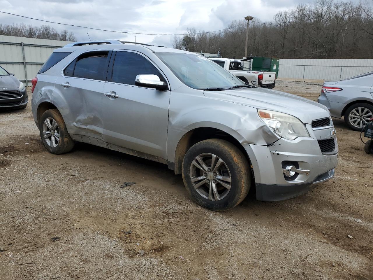 2012 Chevrolet Equinox VIN 2GNALFEK7C1200916 Copart auction photo, front end / side damage thumbnail 4
