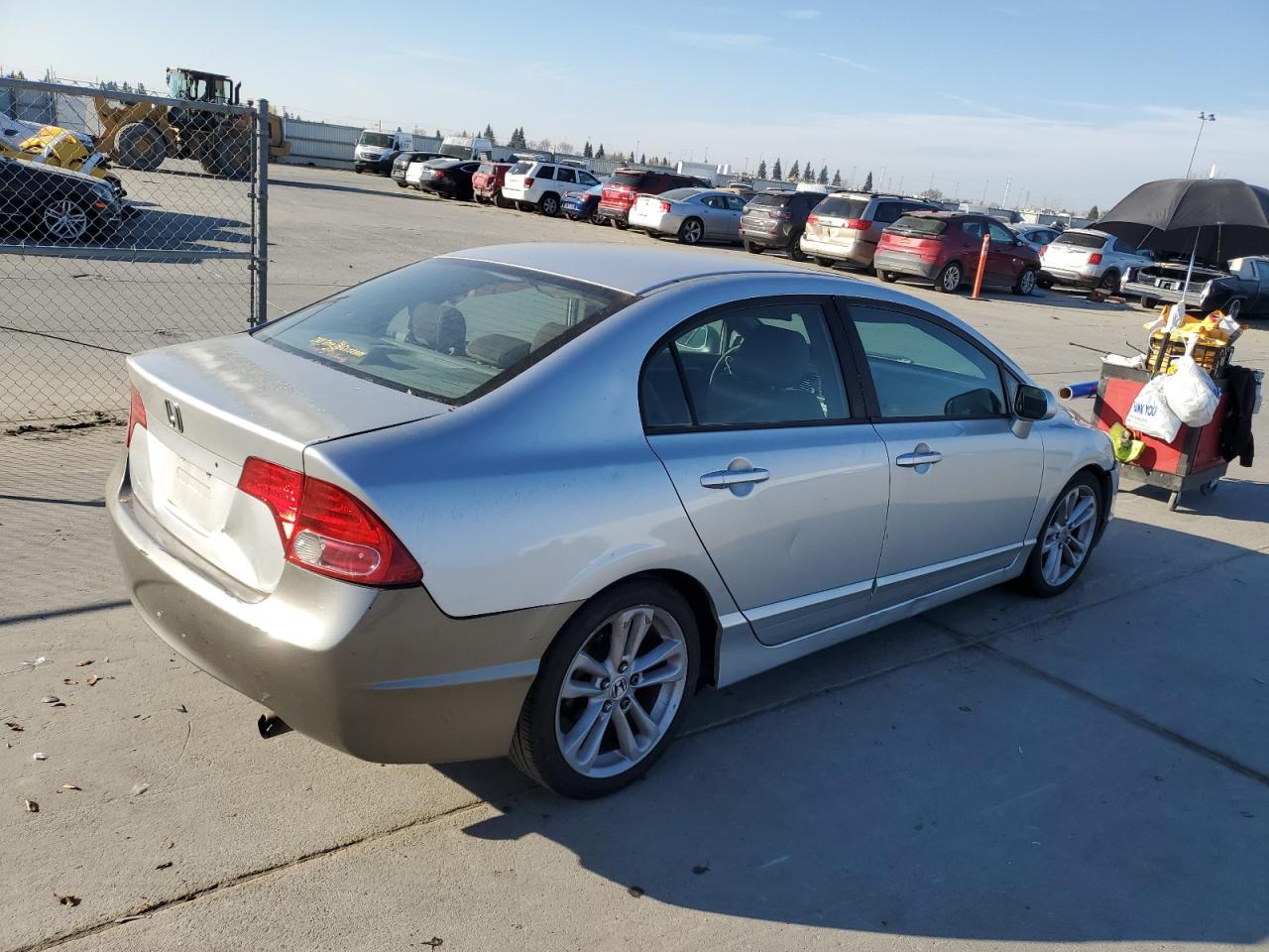2006 Honda Civic VIN 1HGFA16806L003628 Copart auction photo, front end / side damage thumbnail 3