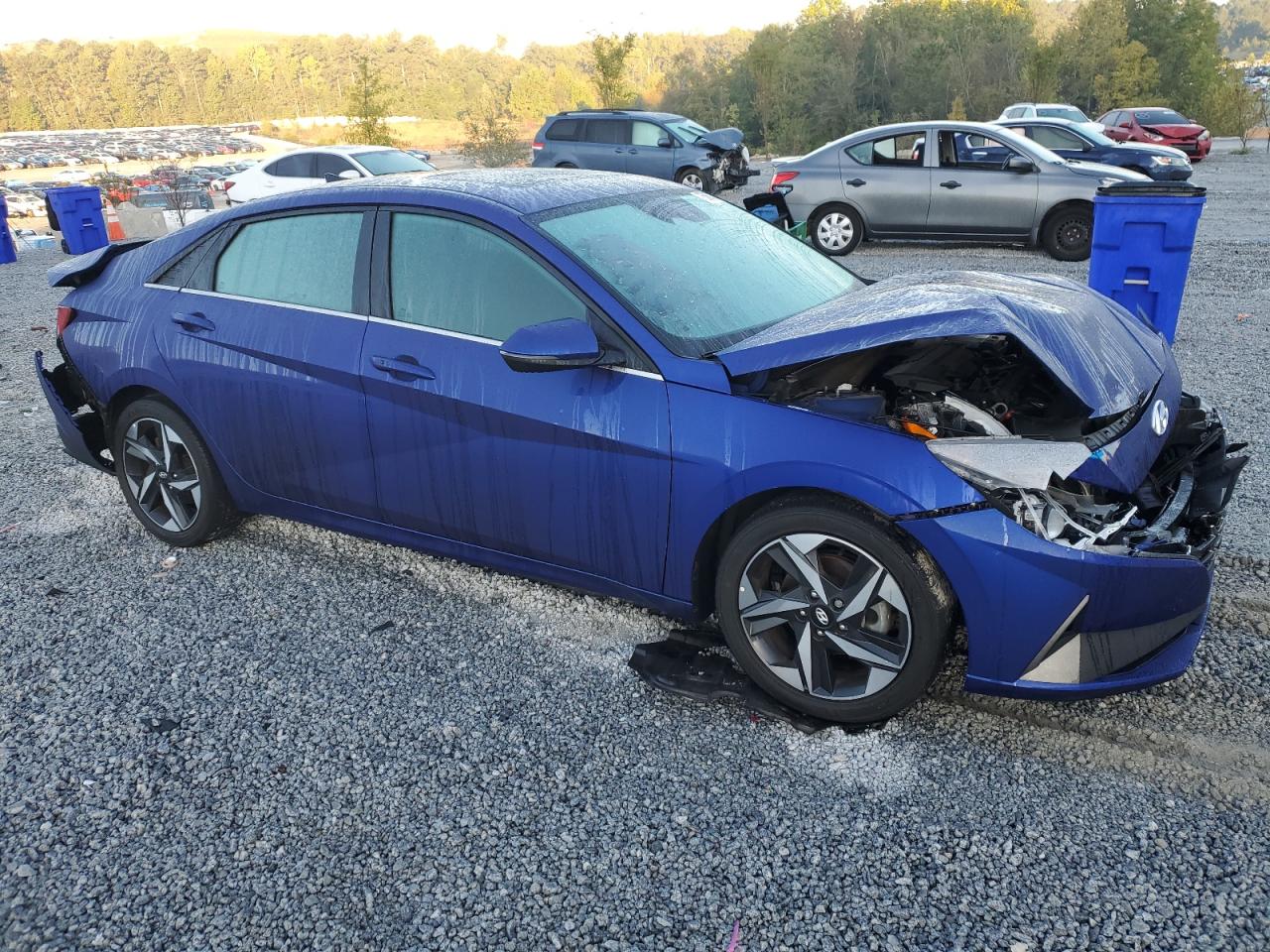2021 Hyundai Elantra VIN KMHLN4AG6MU147502 Copart auction photo, front end / rear end damage thumbnail 4