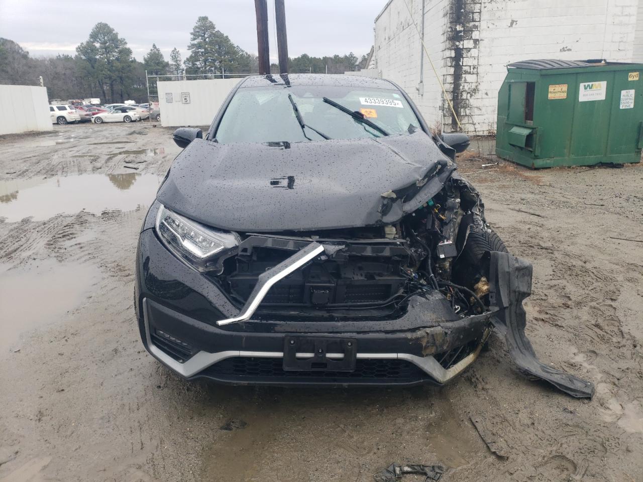2021 Honda CR-V VIN 7FART6H84ME036197 Copart auction photo, front end / side damage thumbnail 5