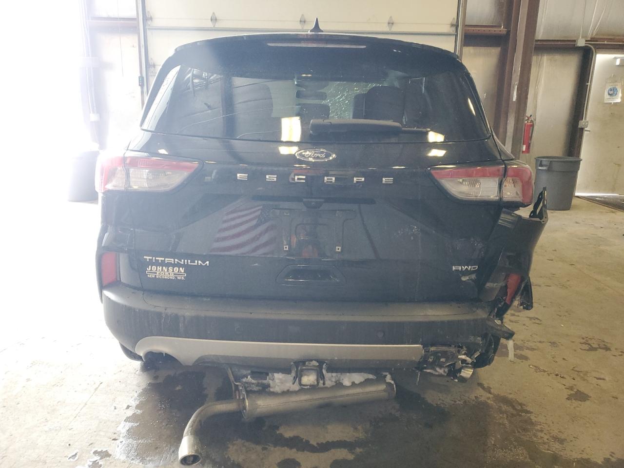 2021 Ford Escape VIN 1FMCU9J90MUA30676 Copart auction photo, all over damage thumbnail 6