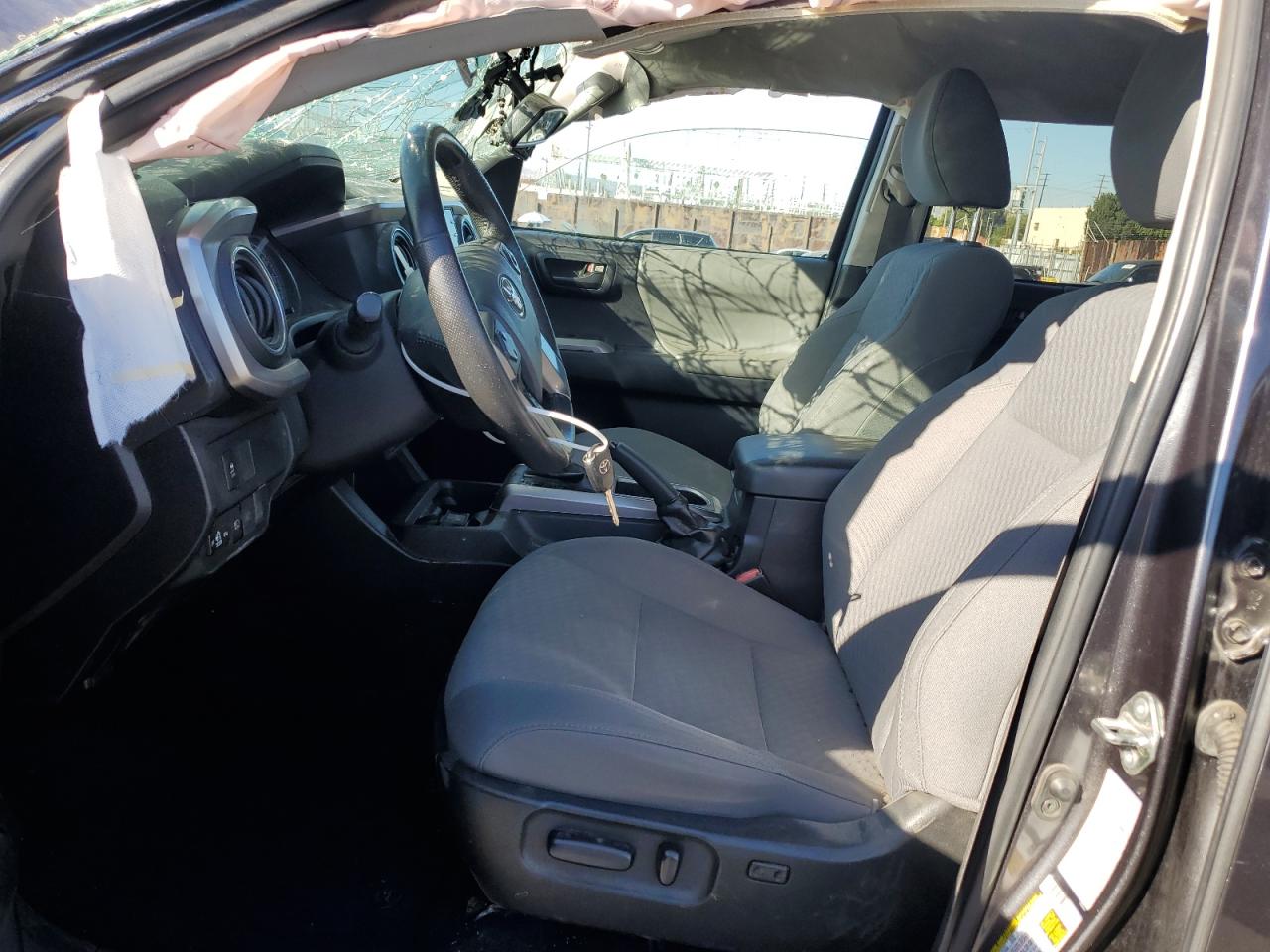 2020 Toyota Tacoma VIN 3TMAZ5CNXLM130738 Copart auction photo, rollover damage thumbnail 7