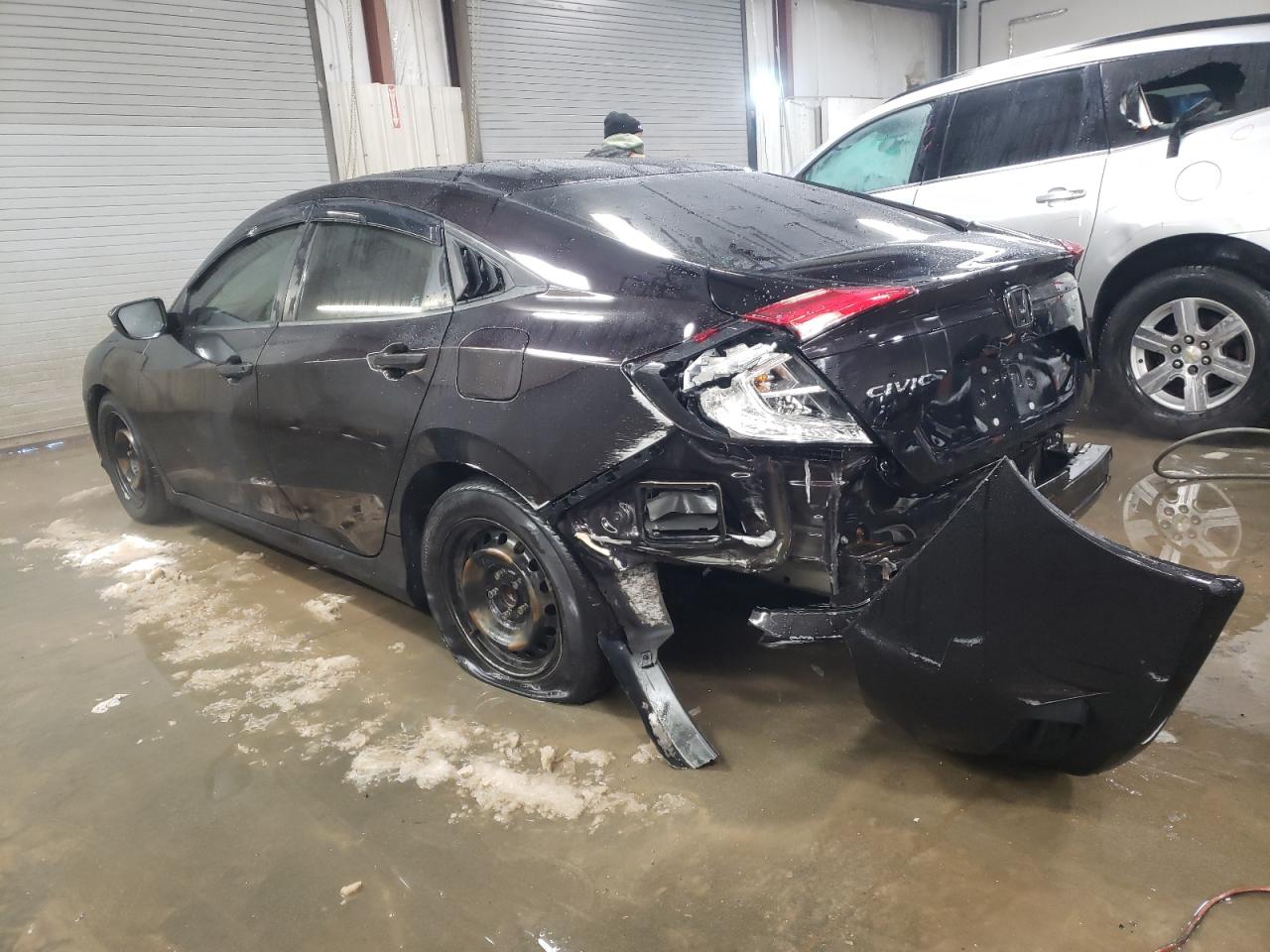 2018 Honda Civic VIN 19XFC2F55JE028188 Copart auction photo, rear end / side damage thumbnail 2