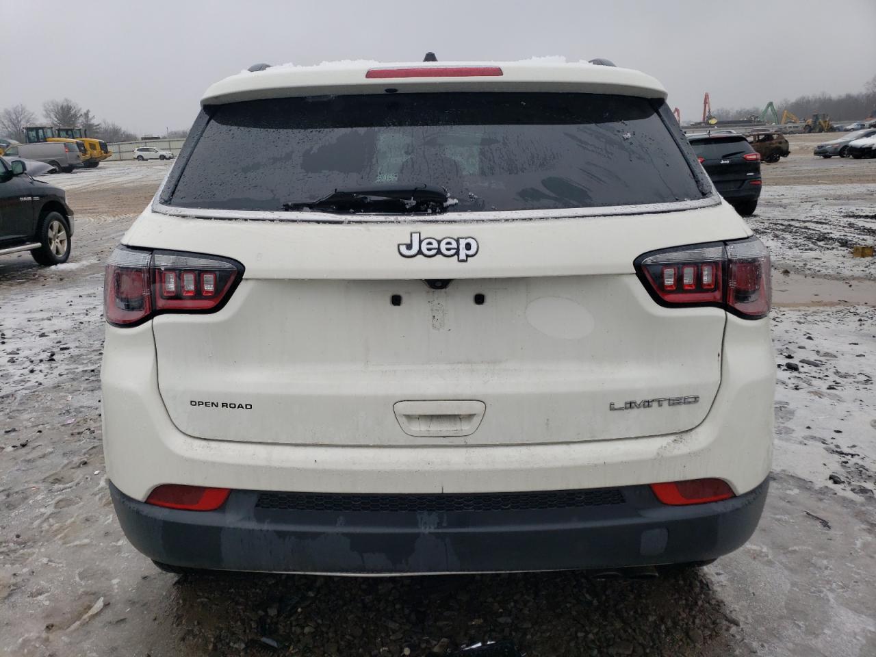2019 Jeep Compass VIN 3C4NJCCB6KT814807 Copart auction photo, front end / side damage thumbnail 6