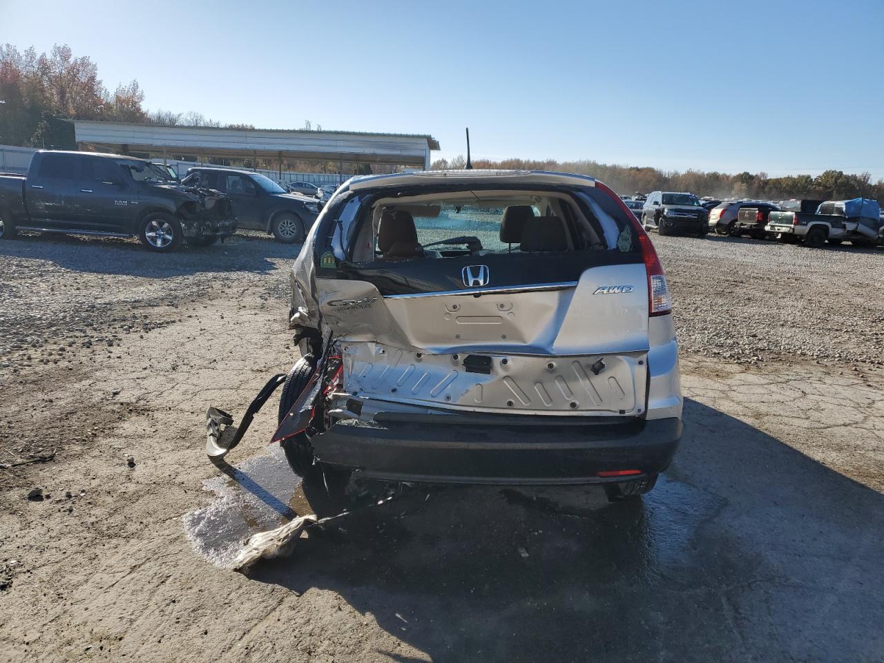 2013 Honda CR-V VIN 5J6RM4H55DL051348 Copart auction photo, all over damage thumbnail 6