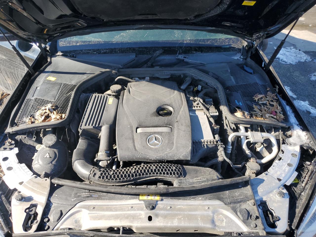 2016 Mercedes-Benz C-klasse VIN 55SWF4KBXGU105718 Copart auction photo, side / front end damage thumbnail 11