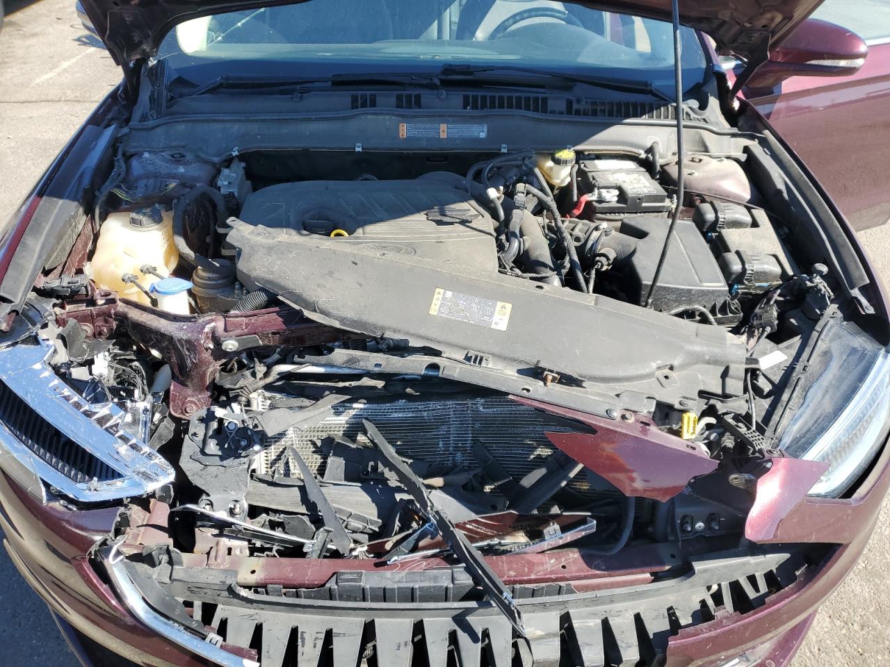 2017 Ford Fusion VIN 3FA6P0HD7HR322746 Copart auction photo, front end damage thumbnail 13