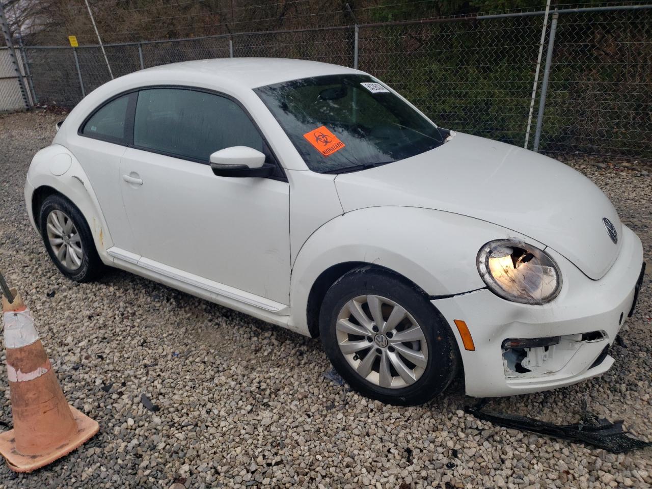 2019 Volkswagen Beetle VIN 3VWFD7AT7KM705617 Copart auction photo, rear end / side damage thumbnail 4
