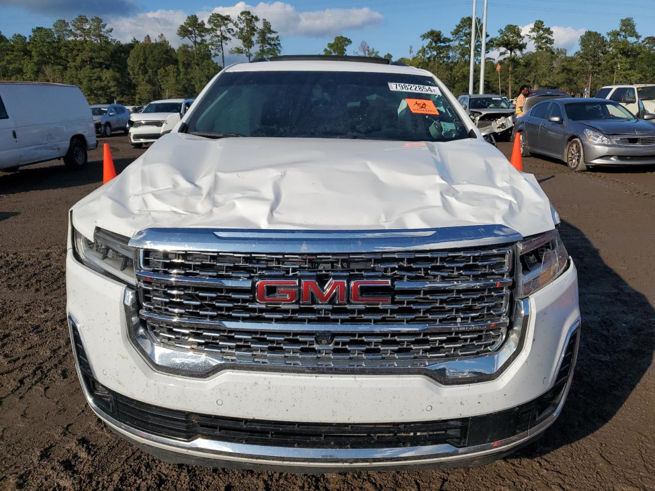 2021 GMC Acadia VIN 1GKKNPLS1MZ144873 Copart auction photo, all over damage thumbnail 5