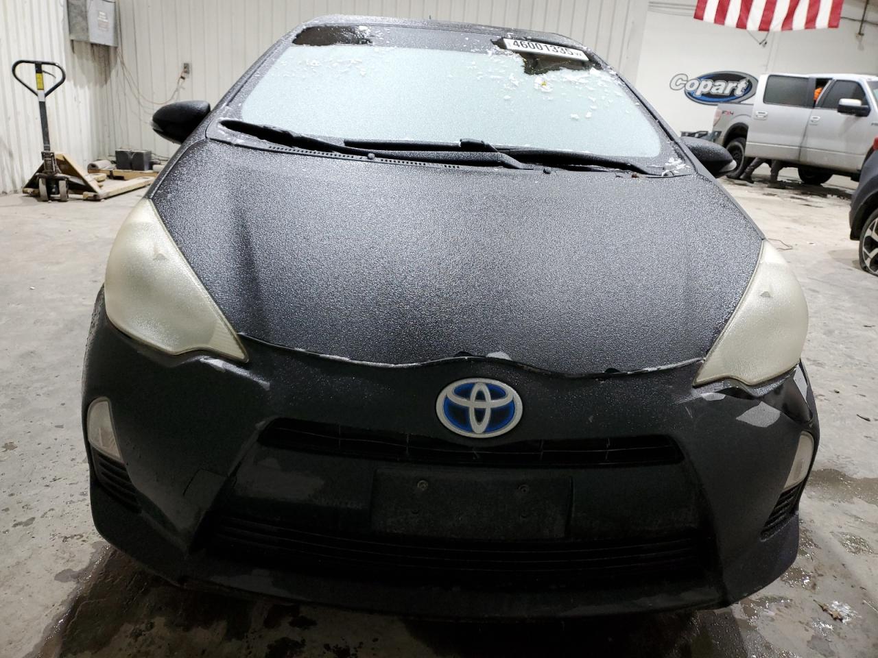 2012 Toyota Prius VIN JTDKDTB37C1508809 Copart auction photo, front end / mechanical damage thumbnail 5
