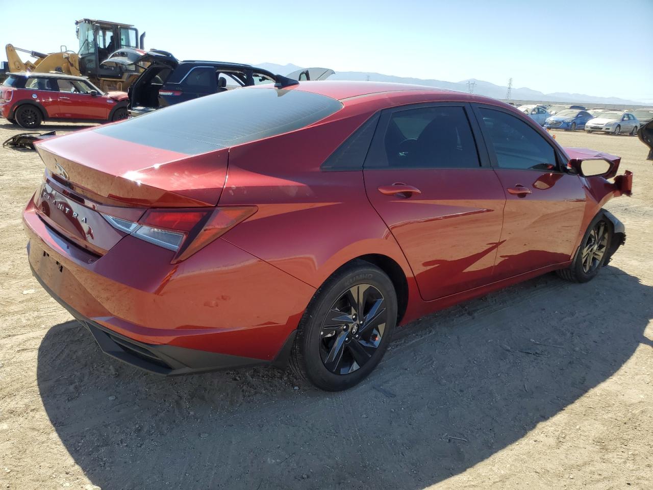 2023 Hyundai Elantra VIN KMHLM4AG3PU599124 Copart auction photo, front end damage thumbnail 3