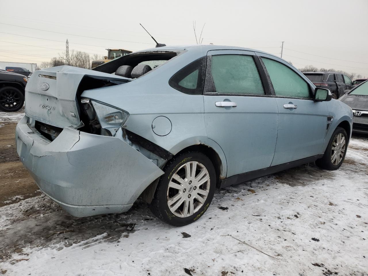 2009 Ford Focus VIN 1FAHP37N69W258878 Copart auction photo, rear end damage thumbnail 3