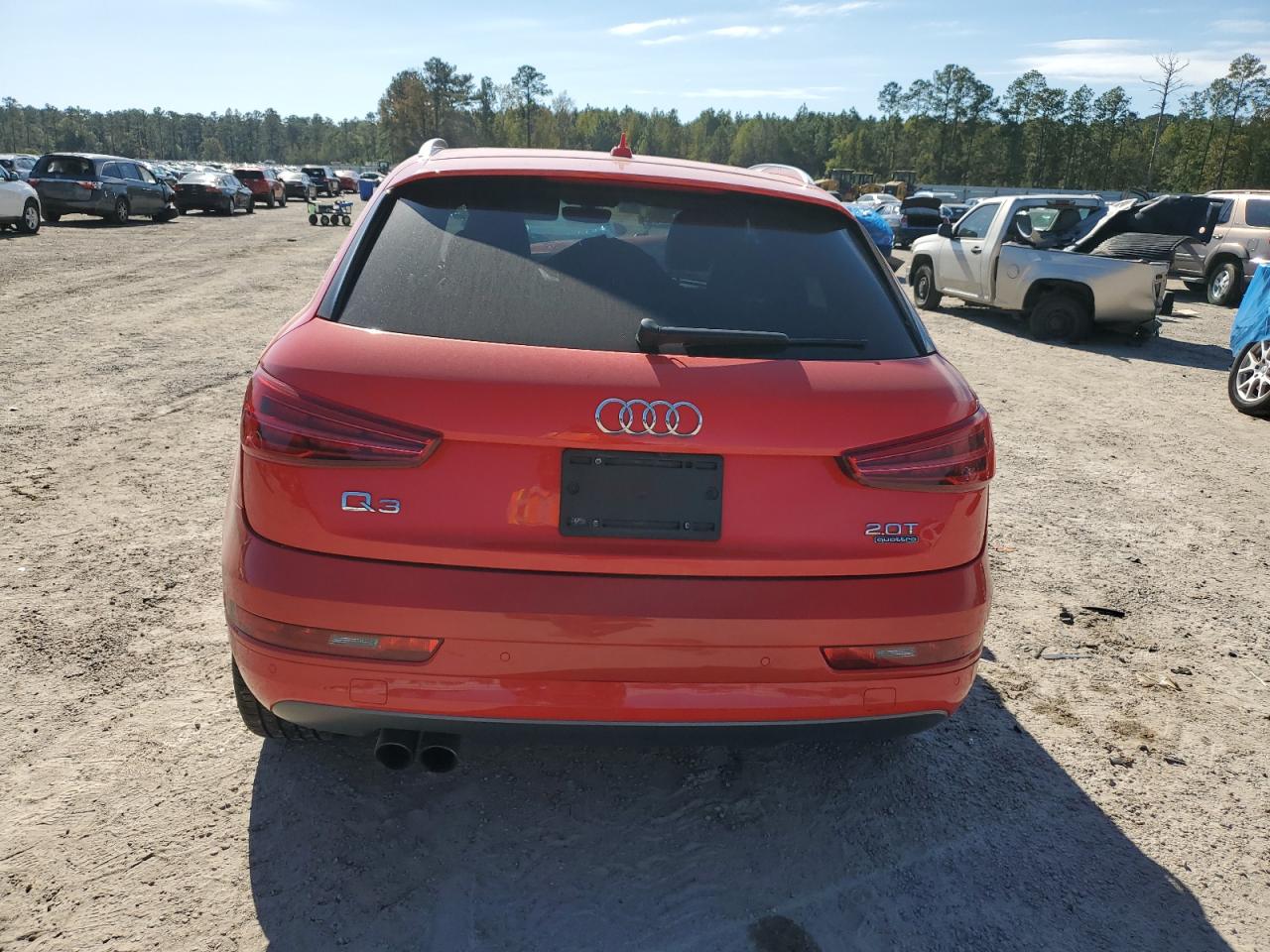 2016 Audi Q3 VIN WA1EFCFS8GR022536 Copart auction photo, front end damage thumbnail 6